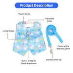 Comfortable Outdoor Travel Secure Adjustable Harness with Leash for Small Pets - GreenFur
