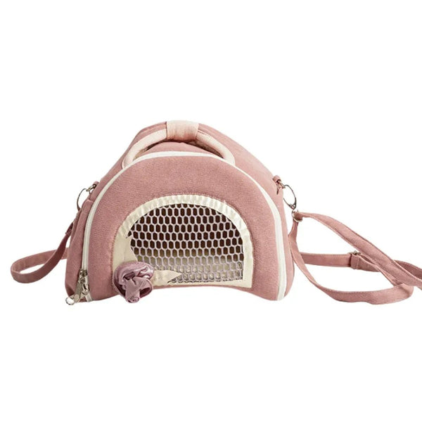 Comfortable Outdoor Warm Small Pet Carrier Bag - GreenFur