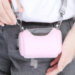 Comfortable Portable Cylinder Crossbody Pet Bag for Small Pet Transport - GreenFur