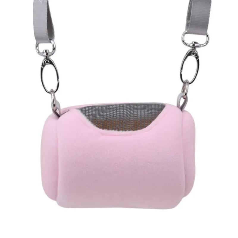 Comfortable Portable Cylinder Crossbody Pet Bag for Small Pet Transport - GreenFur
