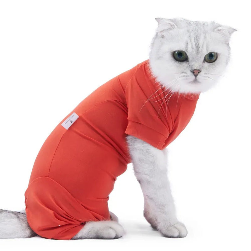 Comfortable Post - Surgery Cat Recovery Suit for Cats - GreenFur
