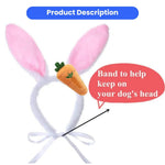 Comfortable Soft Rabbit Shape Pet Easter Party Clothes Set - GreenFur