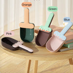 Compact Design Pet Food Scoop with Hidden Can Spoon - GreenFur