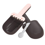 Compact Design Pet Food Scoop with Hidden Can Spoon - GreenFur