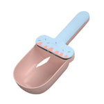 Compact Design Pet Food Scoop with Hidden Can Spoon - GreenFur