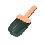 Compact Design Pet Food Scoop with Hidden Can Spoon - GreenFur