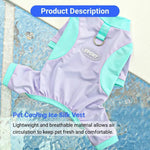 Cooling Full Body Dog Suit Ice Silk Summer Sun Protection Outfit - GreenFur