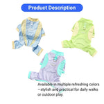 Cooling Full Body Dog Suit Ice Silk Summer Sun Protection Outfit - GreenFur