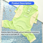 Cooling Full Body Dog Suit Ice Silk Summer Sun Protection Outfit - GreenFur