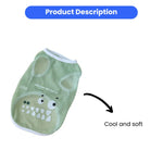 Cooling Mesh Dog T Shirts Breathable Cartoon Pet Summer Vest for Small Medium Dogs - GreenFur