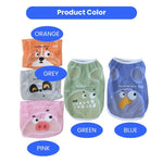 Cooling Mesh Dog T Shirts Breathable Cartoon Pet Summer Vest for Small Medium Dogs - GreenFur