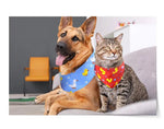 Cooling Pet Neck Scarf Cooling Bandana for Dogs and Cats - GreenFur