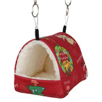 Cotton Christmas Tree Hamster Parrot Nest - GreenFur