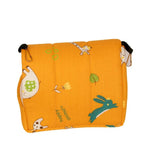 Cotton Parrot Hamster Bed with Yellow Giraffe Pattern - GreenFur