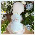 Cotton Pet Vest Rabbit Ear Design Stretch Tank Top for Dogs - GreenFur