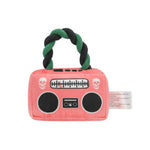 Cotton Rope Radio Shape Squeaky Pet Plush Puppies Dog Toys - GreenFur