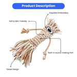 Cotton Rope Toy with Sound - making - GreenFur