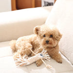Cotton Rope Toy with Sound - making - GreenFur