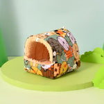 Cozy Winter Plush Nest for Hamsters and Parrots - GreenFur