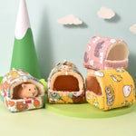 Cozy Winter Plush Nest for Hamsters and Parrots - GreenFur