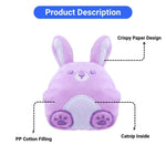 Creative Catnip Toy Animal Shape Crinkle Paper Interactive Pet Toy - GreenFur