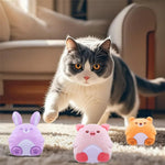 Creative Catnip Toy Animal Shape Crinkle Paper Interactive Pet Toy - GreenFur