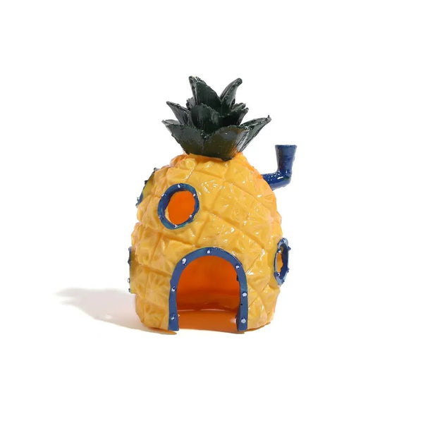 Creative Pineapple House Aquarium Decor Fish Shrimp Hideout Safe House Ornament - GreenFur
