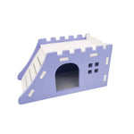 Crenellated Top Design Italicized Hutch Hamster PVC Sleep House - GreenFur