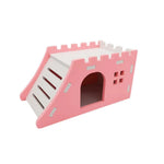 Crenellated Top Design Italicized Hutch Hamster PVC Sleep House - GreenFur