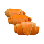 Crinkle Paper Expandable Bread Dog Toy with Snack Pocket - GreenFur