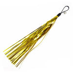 Crinkle Paper Tassels Cat Wand Replacement Heads with Bell - GreenFur