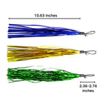Crinkle Paper Tassels Cat Wand Replacement Heads with Bell - GreenFur