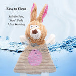 Crinkle Sound Plush Dog Toy Animal Shape Chew Resistant Toy - GreenFur