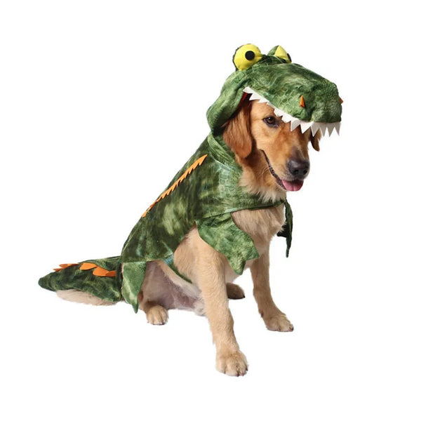 Crocodile - Themed Pet Costume Cosplay Outfit for Cats & Dogs - GreenFur