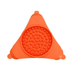 Cross border Pet Triangular Licking Pad with Silicone Suction Cups - GreenFur