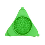 Cross border Pet Triangular Licking Pad with Silicone Suction Cups - GreenFur