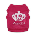 Crown Glitter Print Pet Air Conditioner Vest - GreenFur
