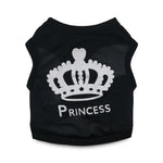 Crown Glitter Print Pet Air Conditioner Vest - GreenFur