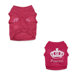 Crown Glitter Print Pet Air Conditioner Vest - GreenFur