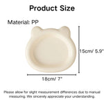 Cute Anti - Spill Non - Tip PP Pet Bowl - GreenFur