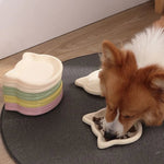 Cute Anti - Spill Non - Tip PP Pet Bowl - GreenFur
