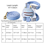 Cute Bee Pet Leash Puppy Dog Harness Leash Set - GreenFur