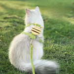 Cute Bee Pet Leash Puppy Dog Harness Leash Set - GreenFur