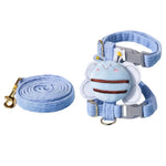 Cute Bee Pet Leash Puppy Dog Harness Leash Set - GreenFur