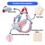 Cute Bowknot Pet Anti - pull Harness and Leash Set - GreenFur