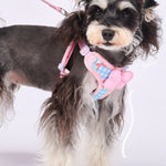 Cute Bowknot Pet Anti - pull Harness and Leash Set - GreenFur