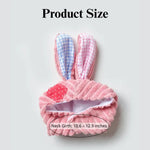 Cute Bunny Patch Pet Costume Hat for Cats and Small Dogs - GreenFur