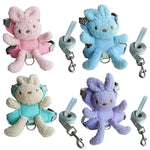 Cute Bunny Plush Dog Harness Vest with Leash for Small Breeds - GreenFur