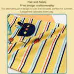 Cute Cartoon Print Summer Pet Shirt Vest for Small Dogs - GreenFur