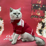 Cute Christmas Sweater for Cats Small and Medium Size - GreenFur